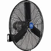 Wall mounted oscillating fans