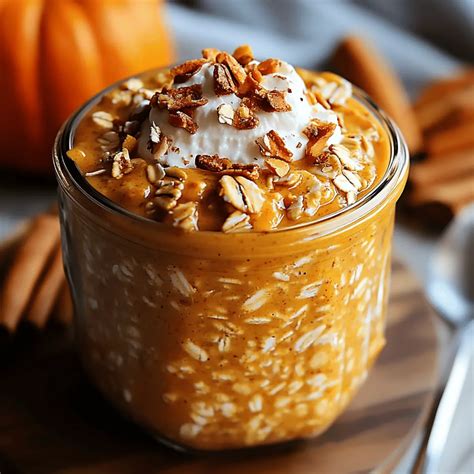Delicious Pumpkin Pie Overnight Oats for Cozy Mornings - forkfulfoundry
