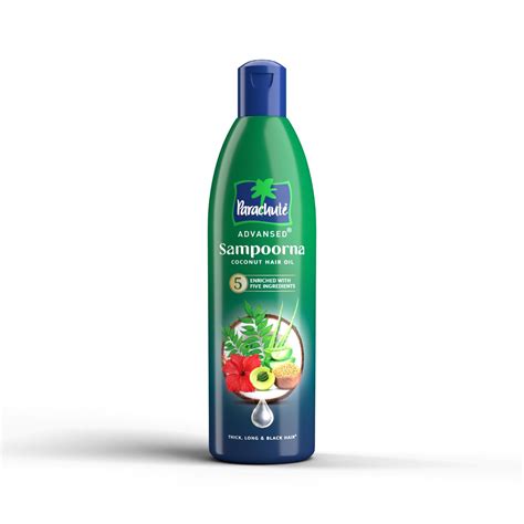 Buy Parachute Advansed Sampoorna Coconut Hair Oil with 5 Herbs ...