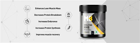 MuscleBlaze Creatine HMB Powder with myHMB, for Strength, Power ...