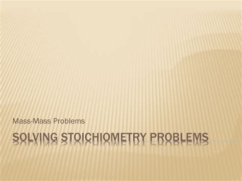 Rezultat imagine pentru Solving Stoichiometry Problems