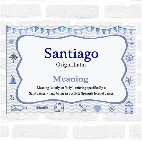 Santiago Name Meaning