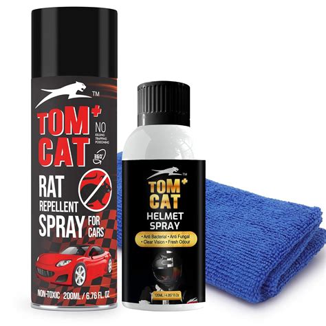 Shadow Securitronics Tom CAT Combo Pack of Helmet Cleaner & Car No ...