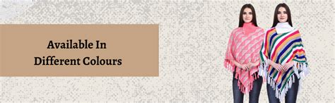 eWools Women Ladies Girls Winter Wear designer Woolen Poncho (B19_Large ...