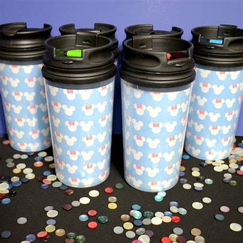 Mickey/Minnie Mouse Custom Travel Mugs (Dollar Tree Mugs)