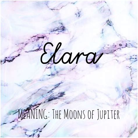 ELARA #Names #Elara #BabyNames | Names with meaning, Pretty names, Names