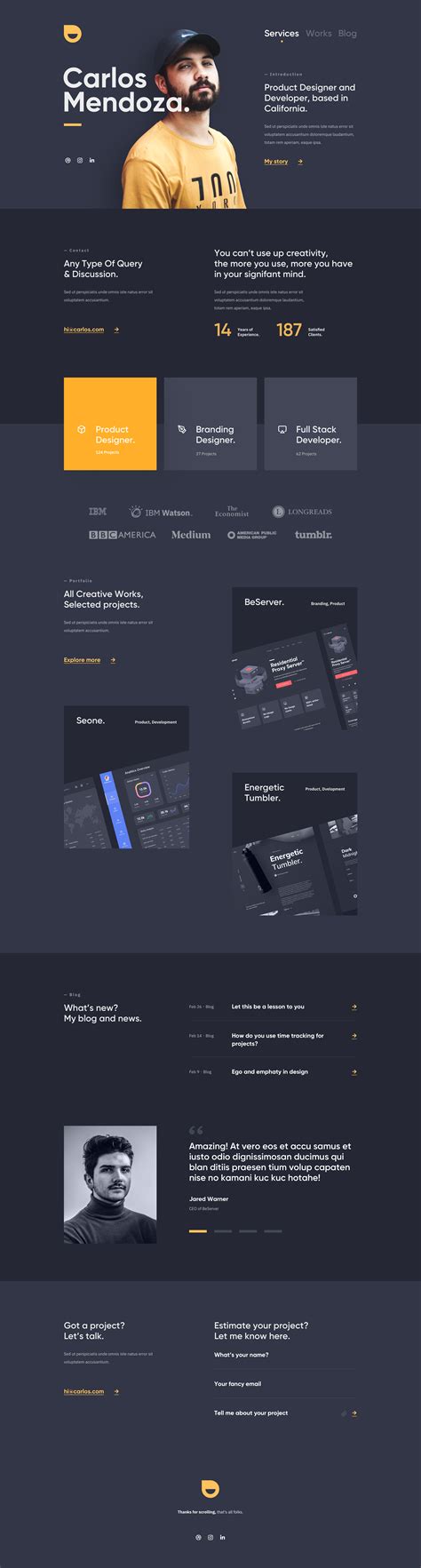 Image result for Web Design Portfolio Website