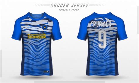 Soccer jersey template sport t shirt design | Free Vector