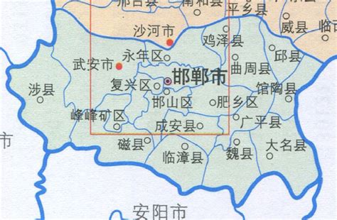 邯郸市几个区的分布（邯郸市区划地名一览表）