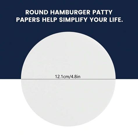 Parchment Paper Set For Hamburger - Air Fryer Disposable Liners For ...