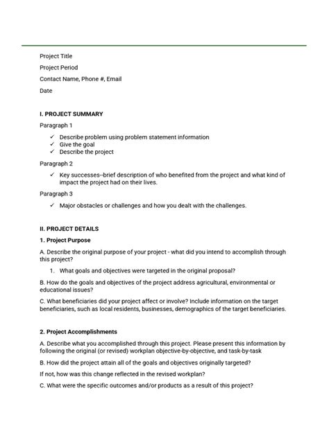 Image result for Project Report Writing Template