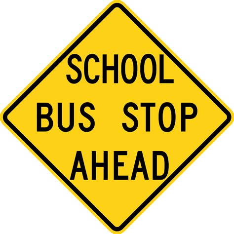 Sign Bus Stop School Bus - ClipArt Best