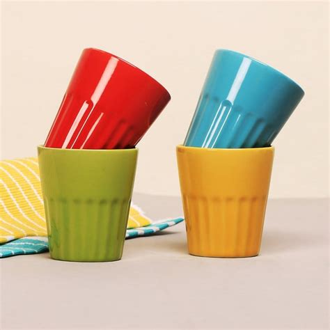 Buy Multi-Colour Tea Cup Set- 4 Pcs. from Home Centre at just INR 299.0