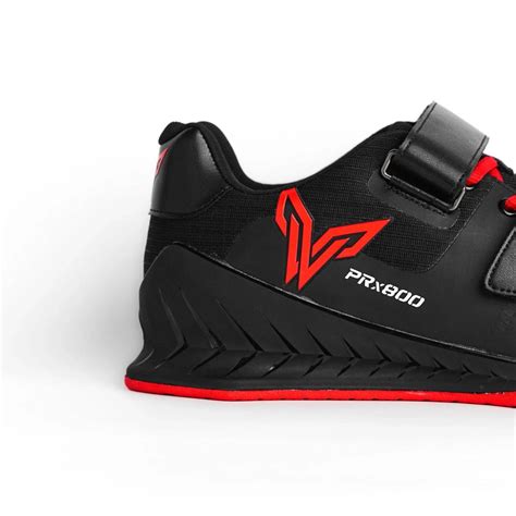 PRx800 Wider Toe Box Weightlifting Squat Gym Shoe - Black | PRO WOLF