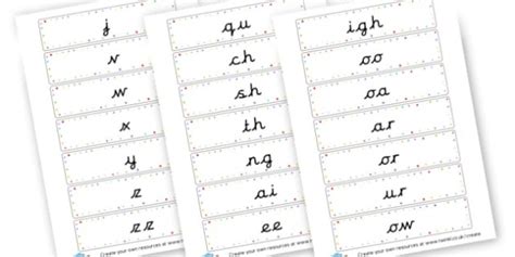 Phase 3 Word Cards (teacher made)