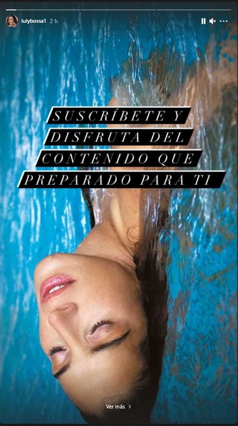 Para poner a "volar tu imaginación": Luly Bossa abrió OnlyFans