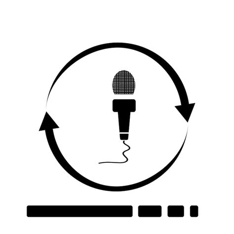 Microfoon overzicht symbool in een cirkel Afbeeldingen - Gratis ...