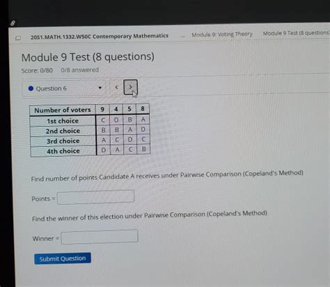 Image result for Math 1332 Voting Methods