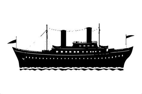 Titanic silhouette design Vectors - Download Free High-Quality Vectors ...