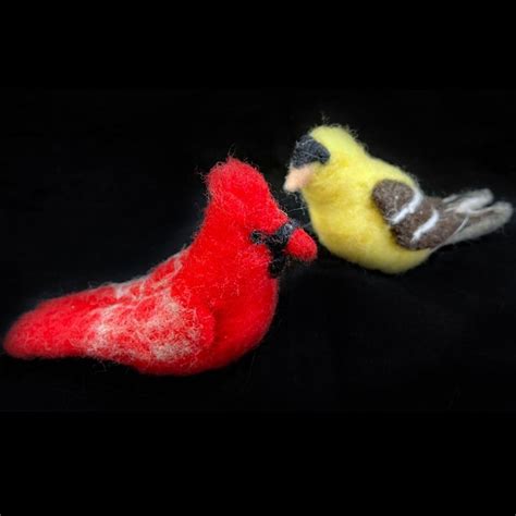 Needle-Felted Winter Song Birds, Blue Moose Art Gallery, Fort Collins ...