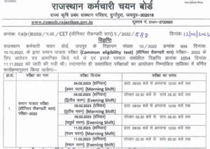 RSMSSB CET Admit Card 2023 Out for 12 Level, CET Download Link