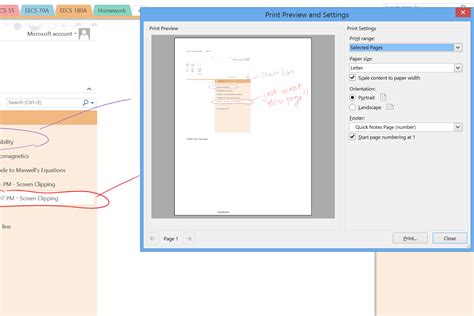 Image result for How to Print OneNote