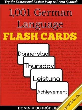 1,001+ German Language Flash Cards: The Fastest Way to Get Started in ...