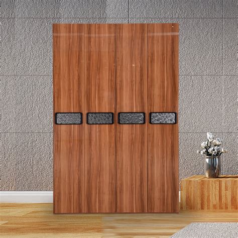 Royaloak Rolex 4-Door Wardrobe (Brown) : Amazon.in: Home & Kitchen