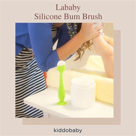 Jual Lababy Silicone Bum Brush | Kuas untuk Bayi - Pink - Jakarta ...