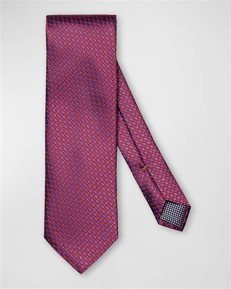 Eton Men's Tonal Jacquard Silk Tie | Neiman Marcus