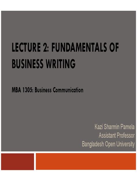 Image result for Business Writing Basics