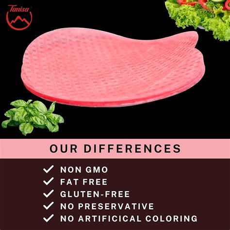 Buy TANISA Rice Paper Wrappers for Spring Rolls – Round Beetroot Rice ...