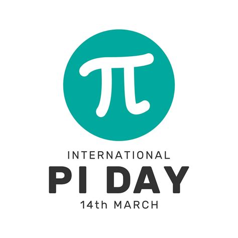 Vector illustration of Pi Day. Pi Day is celebrated on 14th March. Pi ...