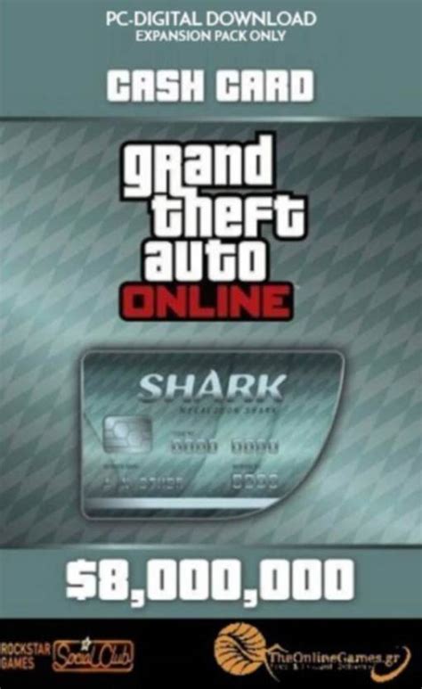 Grand Theft Auto Online: Megalodon Shark Cash Card - 8,000,000 ...