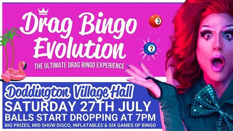 Drag Bingo Evolution Doddington, Doddington Village hall, 27 July 2024 ...