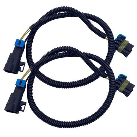Amrxuts 2Pcs Harness 4 Wires 24" Upstream Downstream Oxygen Sensor for ...
