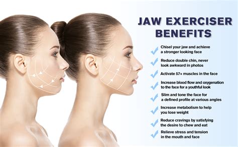 Abhsant Silicon Jaw Trainer Facial Muscle Chew Exerciser Device Fitness ...