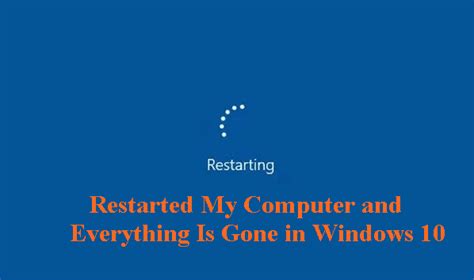 Image result for Restarted Computer