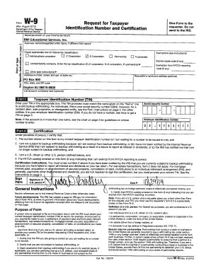 W-9 Form (PDF) - BMI Educational Services - Fill and Sign Printable ...