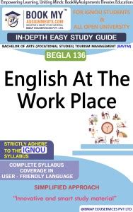 IGNOU BEGLA-136 English At The Work Place Study Guide (In Depth Guide ...