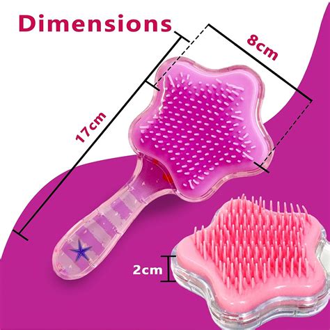 Unicorn Comb and Brush Set – Glitter Hair Brush Comb for Girls,Massage ...