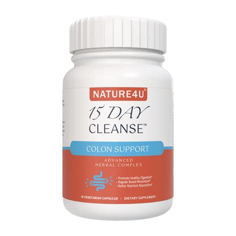 15 Day Cleanse Gut Support, Advanced Gentle Daily Colon Gut Cleanse Detox, 15 Capsules Default ...