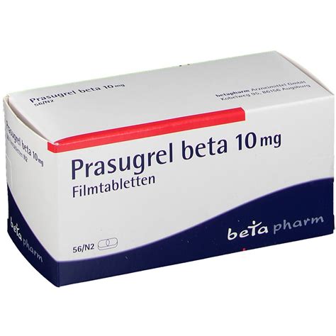 Prasugrel beta 10 mg 56 St mit dem E-Rezept kaufen - Shop Apotheke - prasugrel 10 mg