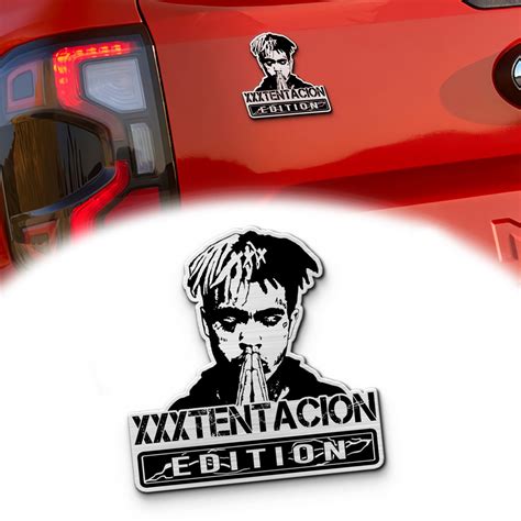 XXXTentacion Edition Laser Engraved Car Emblem – BohoPride