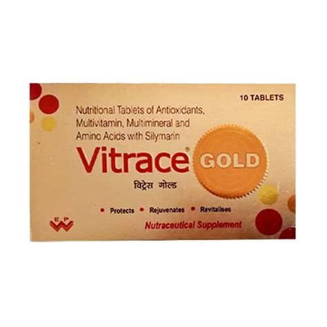Vitrace Gold Tablets 10 Tablets - Cureka - Online Health Care Products Shop