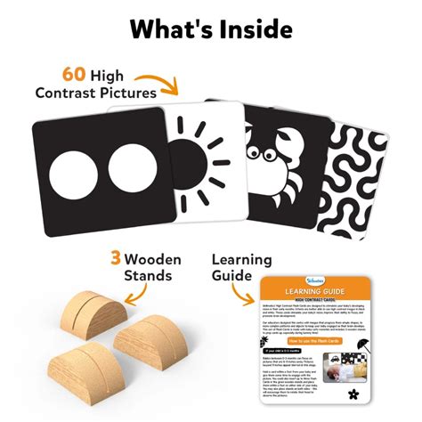 High Contrast Baby Flash Cards for 0-1 Year Old | Skillmatics