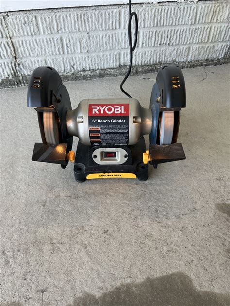 8inch Ryobi Bench Grinder | eBay