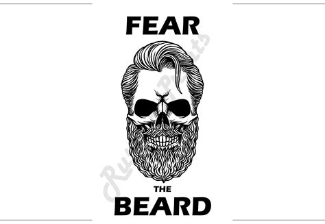 Fear the Beard Graphic by RustysPrints · Creative Fabrica