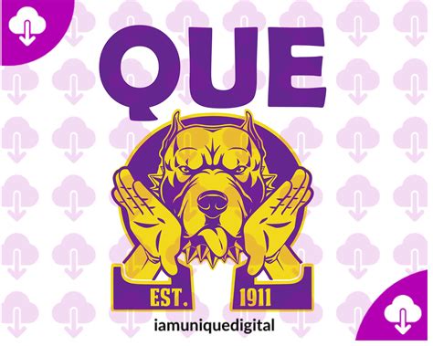 Omega Psi Phi Que Dog Digital Download, Svg, Png, Cricut, Silhouette ...