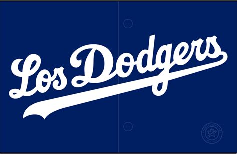 Los Angeles Dodgers Logo - Jersey Logo - National League (NL) - Chris ...